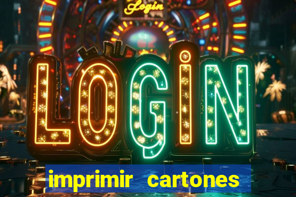 imprimir cartones de bingo